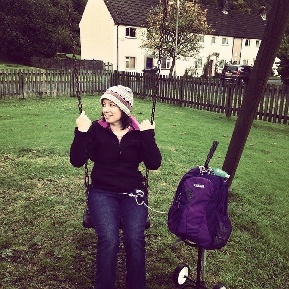 Carrie On A Swing